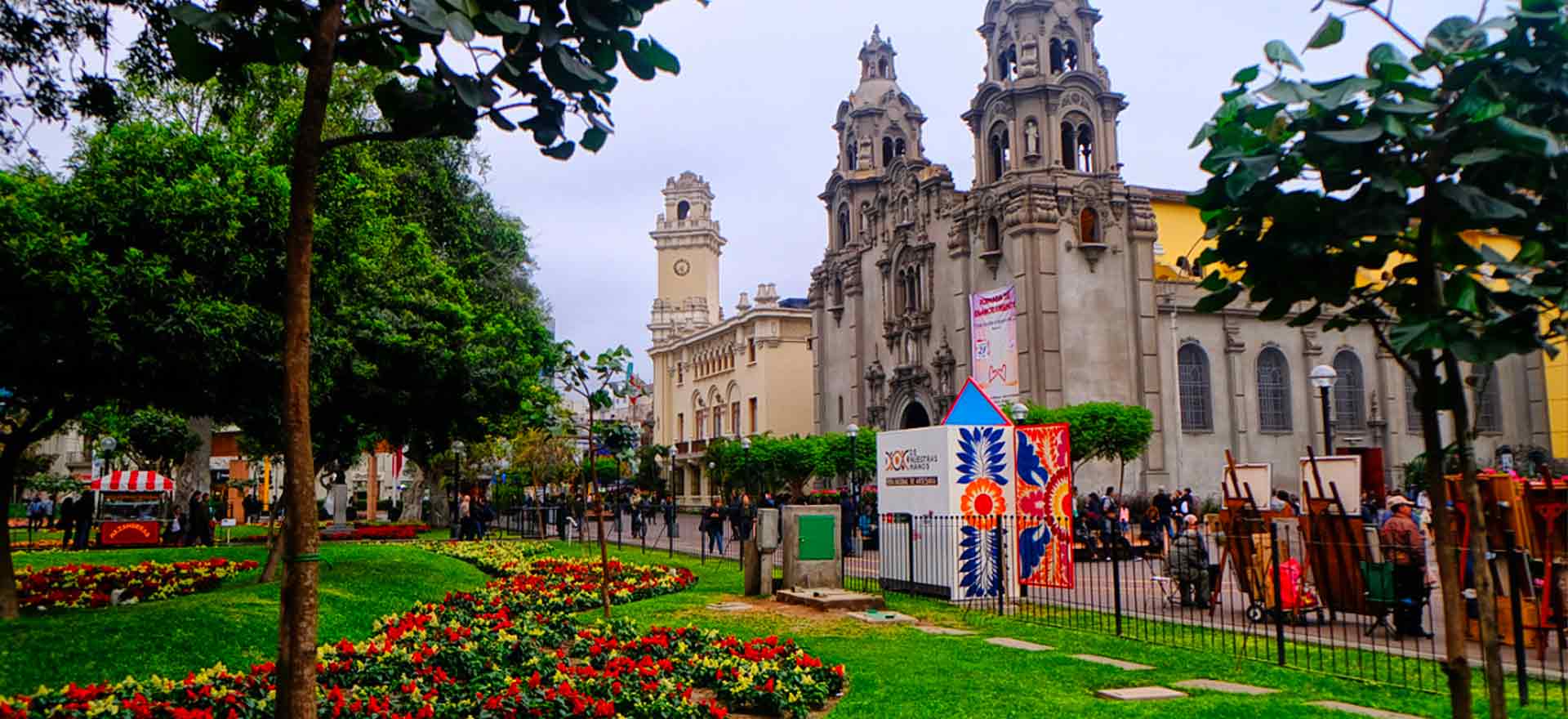 Parque Kennedy, en el centro de Miraflores